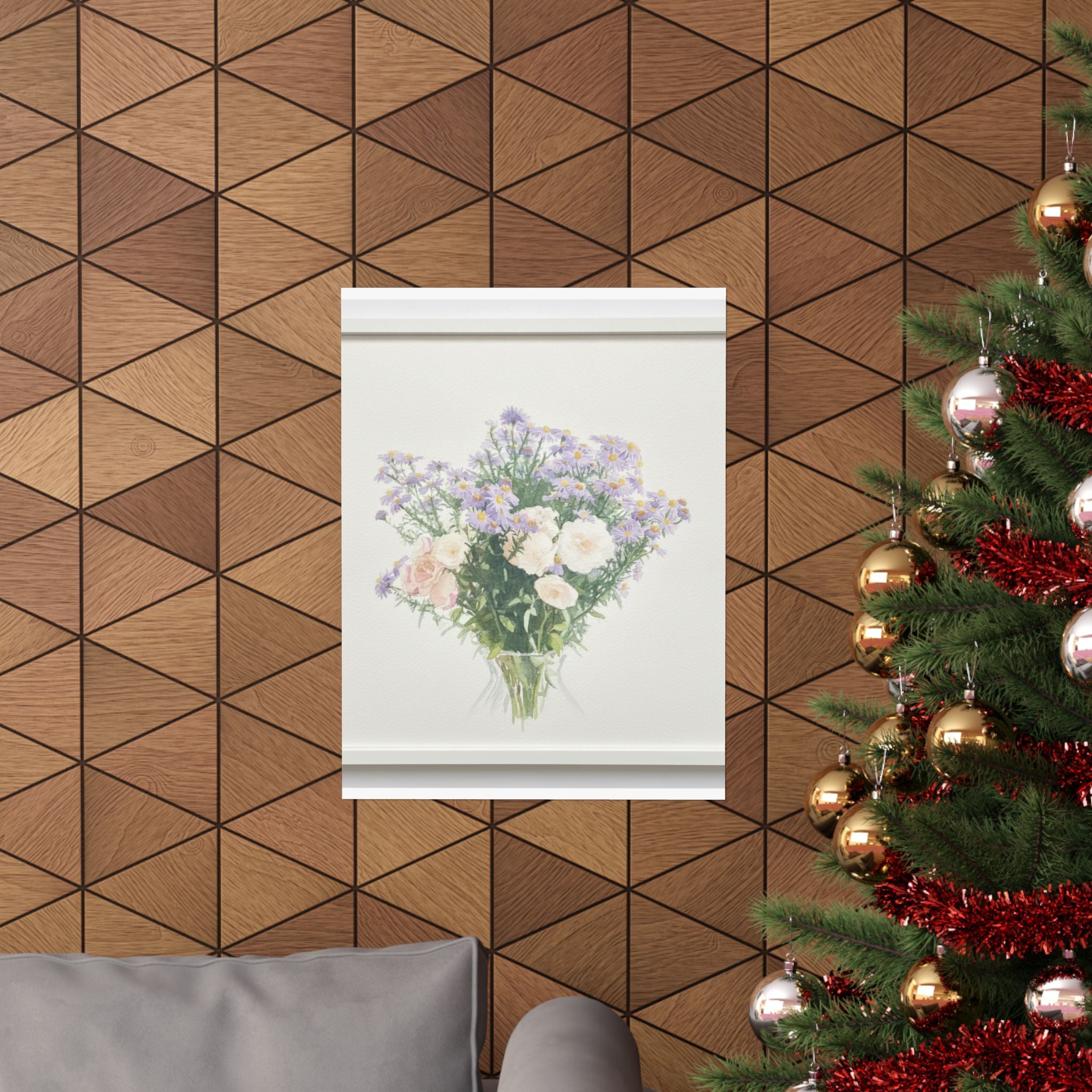 Watercolor — Flowers — Matte Poster
