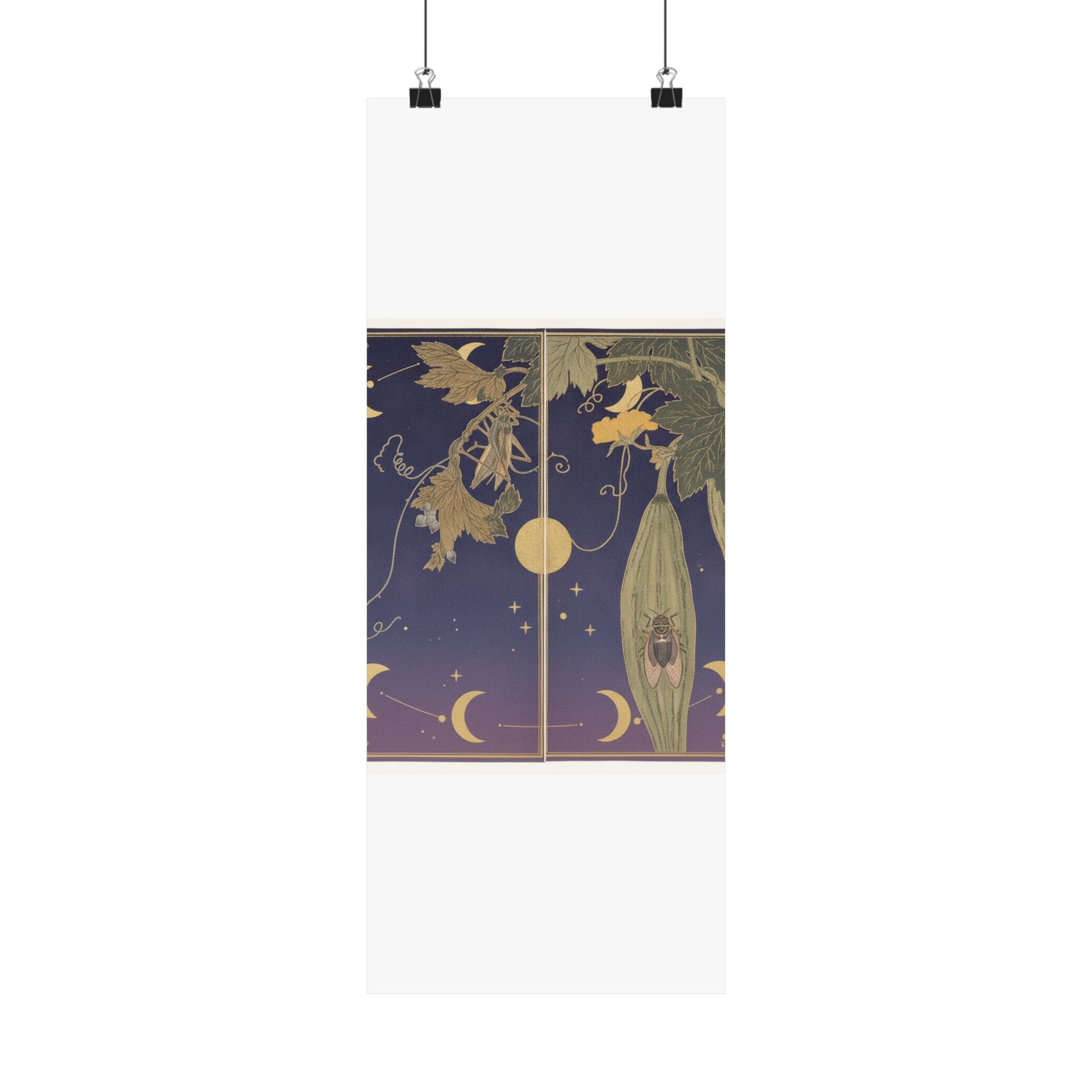 Celestial — Grasshopper (Kirigirisu); Cicada (Semi), From The Picture Book Of Crawling Creat — Matte Poster