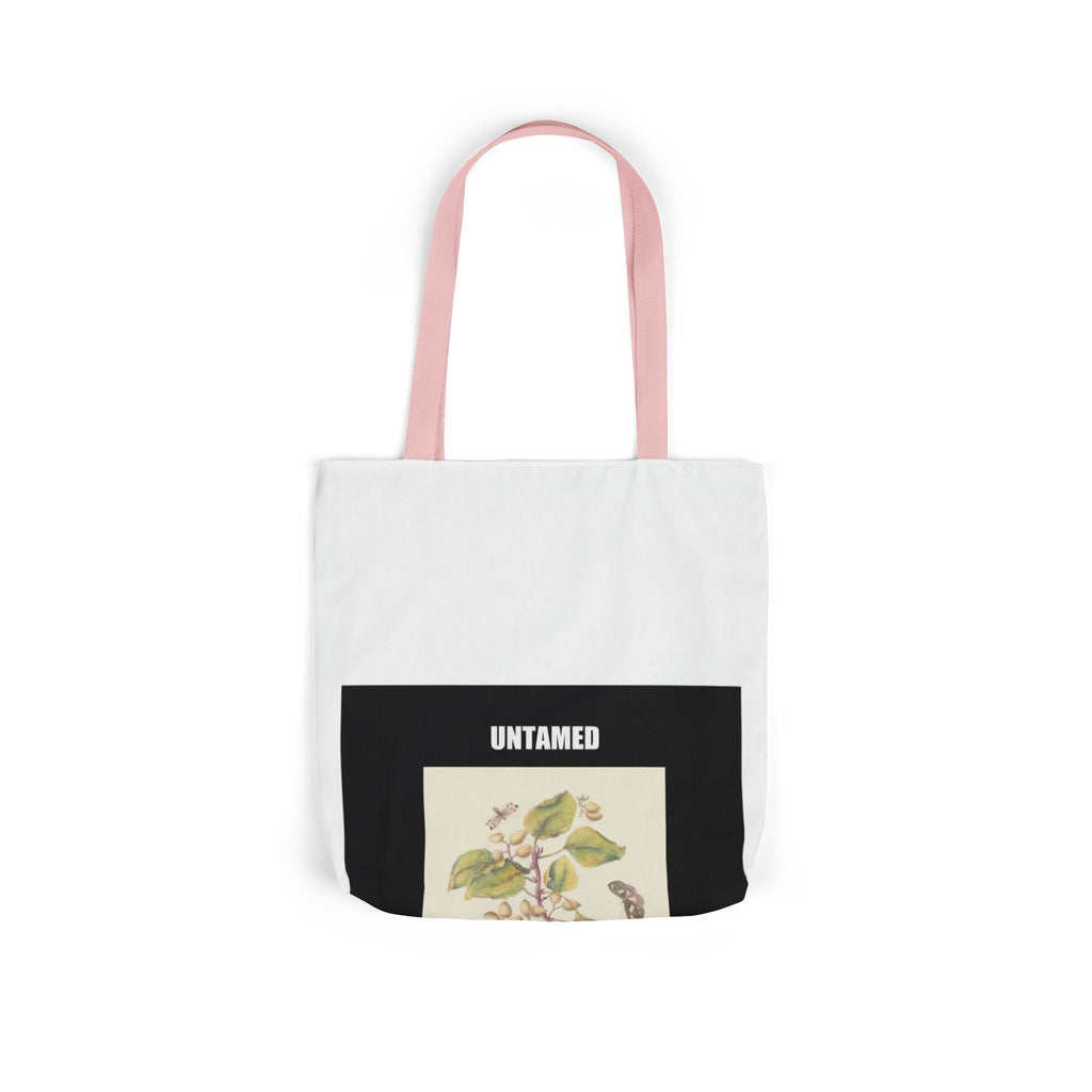 UNTAMED Vintage Botanical Blossom Canvas Tote Bag