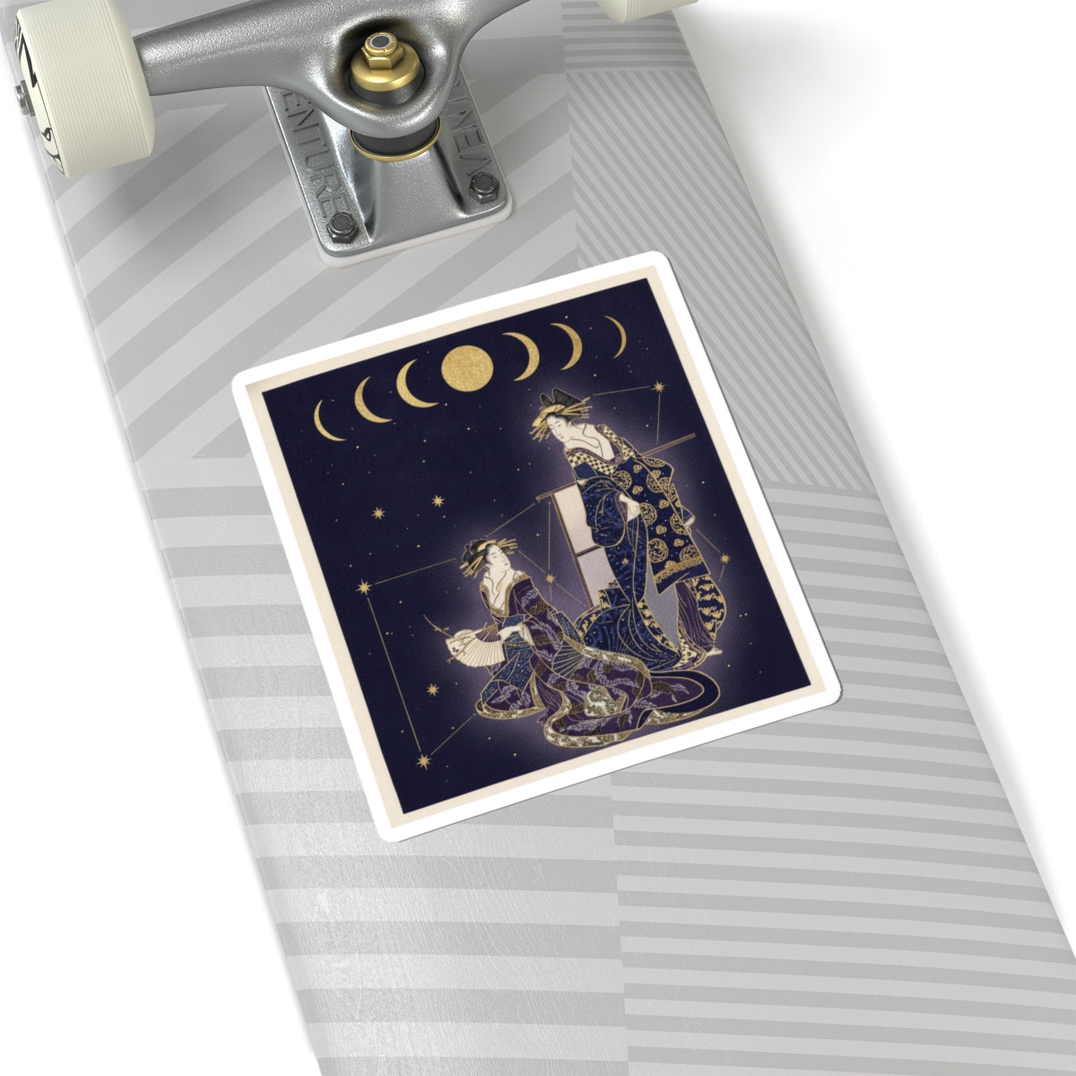 Celestial — Two Courtesans — Kiss-Cut Sticker