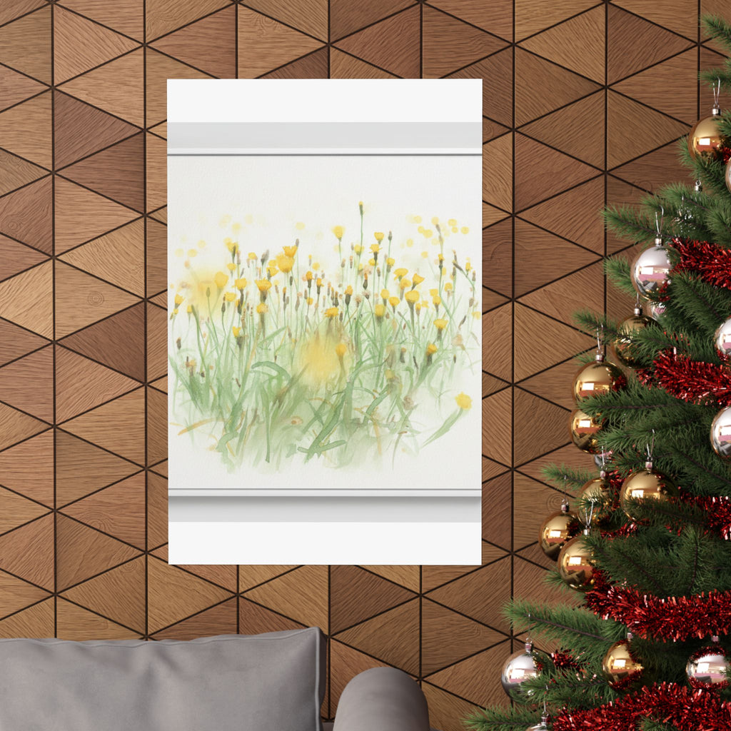 Watercolor — Flower — Matte Poster