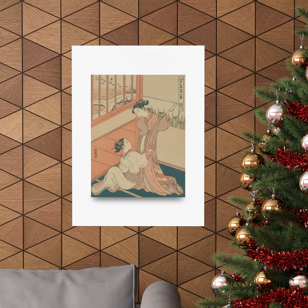 Ecommerce Main — The Flying Down Of Wild Geese At Yoshiwara — Matte Poster