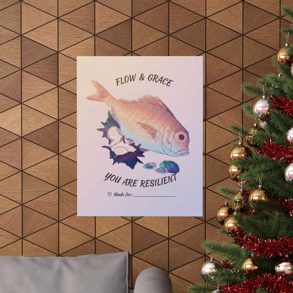 Affirmation — Tai Fish And Top-Shells — Matte Poster