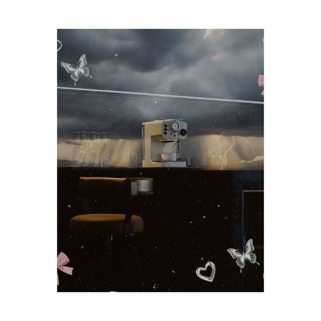 Dramatic Storm — Kitchen — Matte Poster
