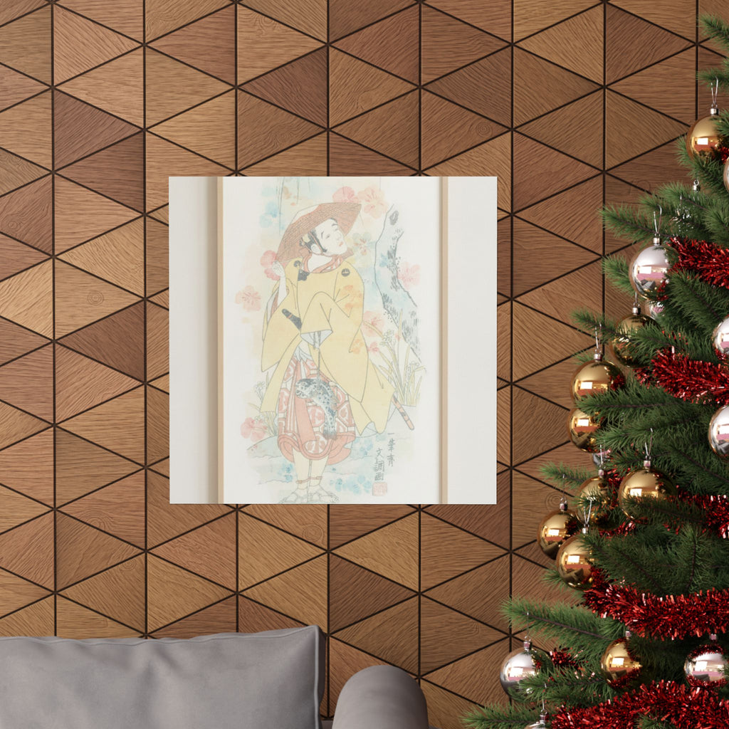Watercolor — Arashi Otohachi I — Matte Poster