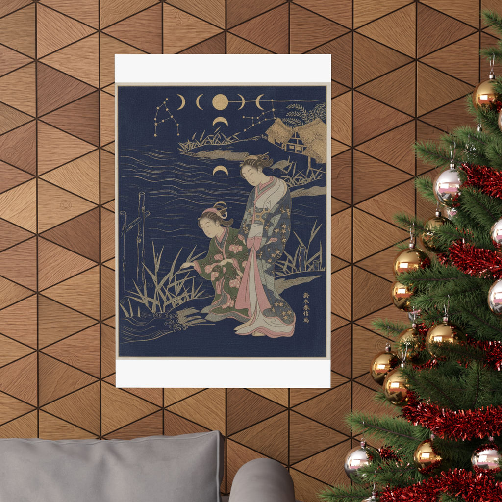 Celestial — Two Young Ladies At The Shore — Matte Poster