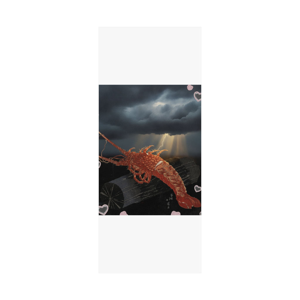 Dramatic Storm — Lobster On A Piece Of Charcoal — Matte Poster