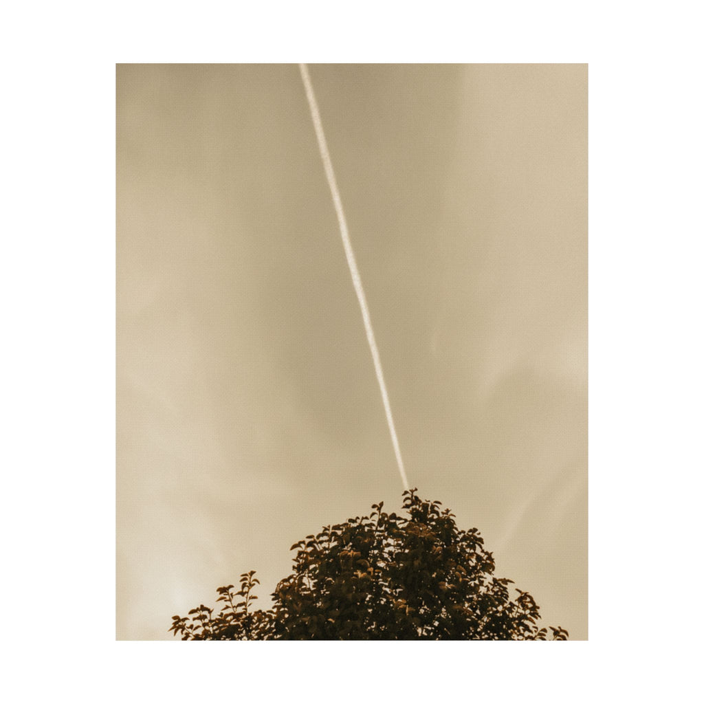 Scenic Nature — Contrail — Matte Poster