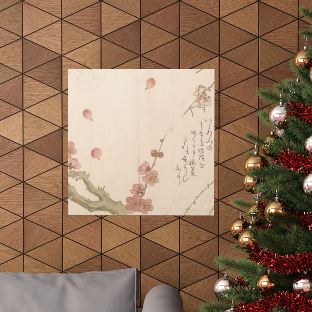Botanical — Plum Blossom — Matte Poster