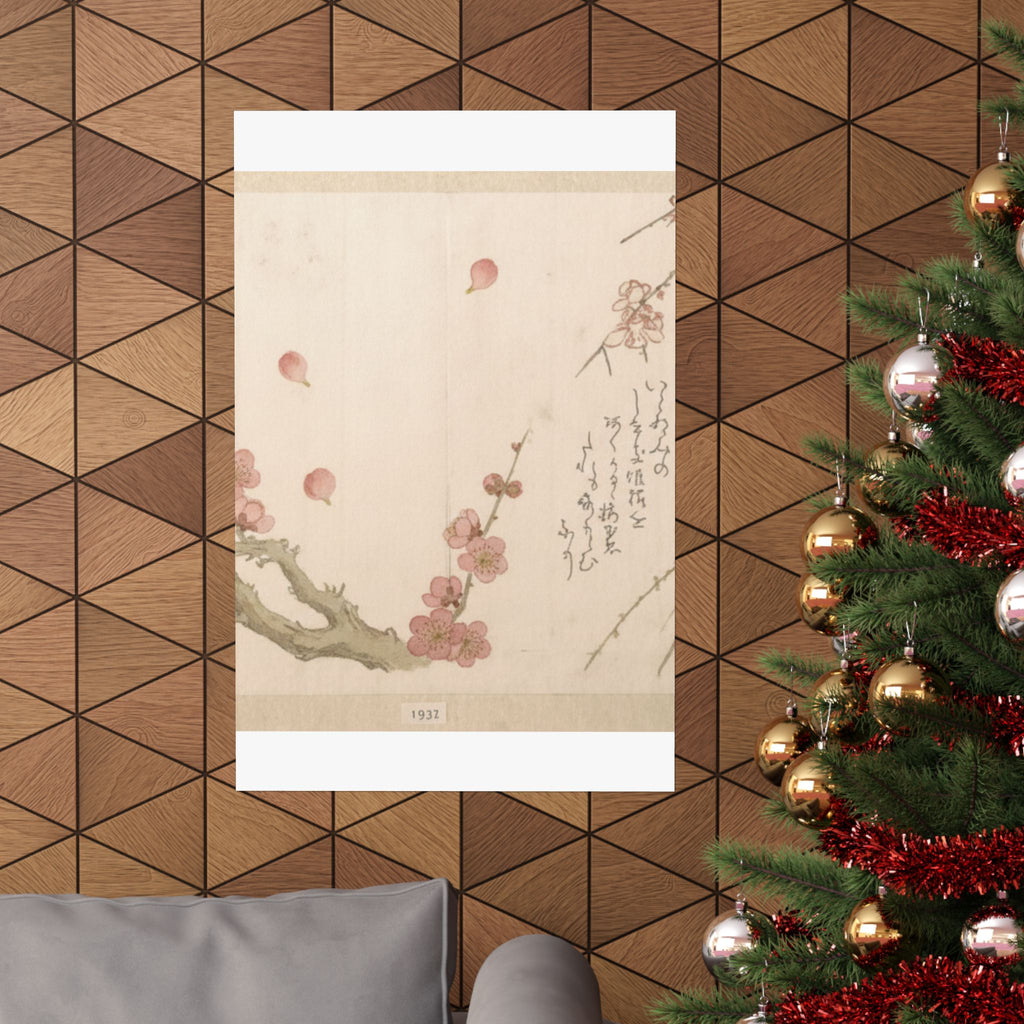 Botanical — Plum Blossom — Matte Poster
