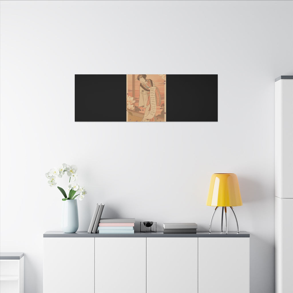 STREET CERTIFIED | The Second Yamashito Kinsaku As A Courtesan Standing In A Room — Matte Canvas