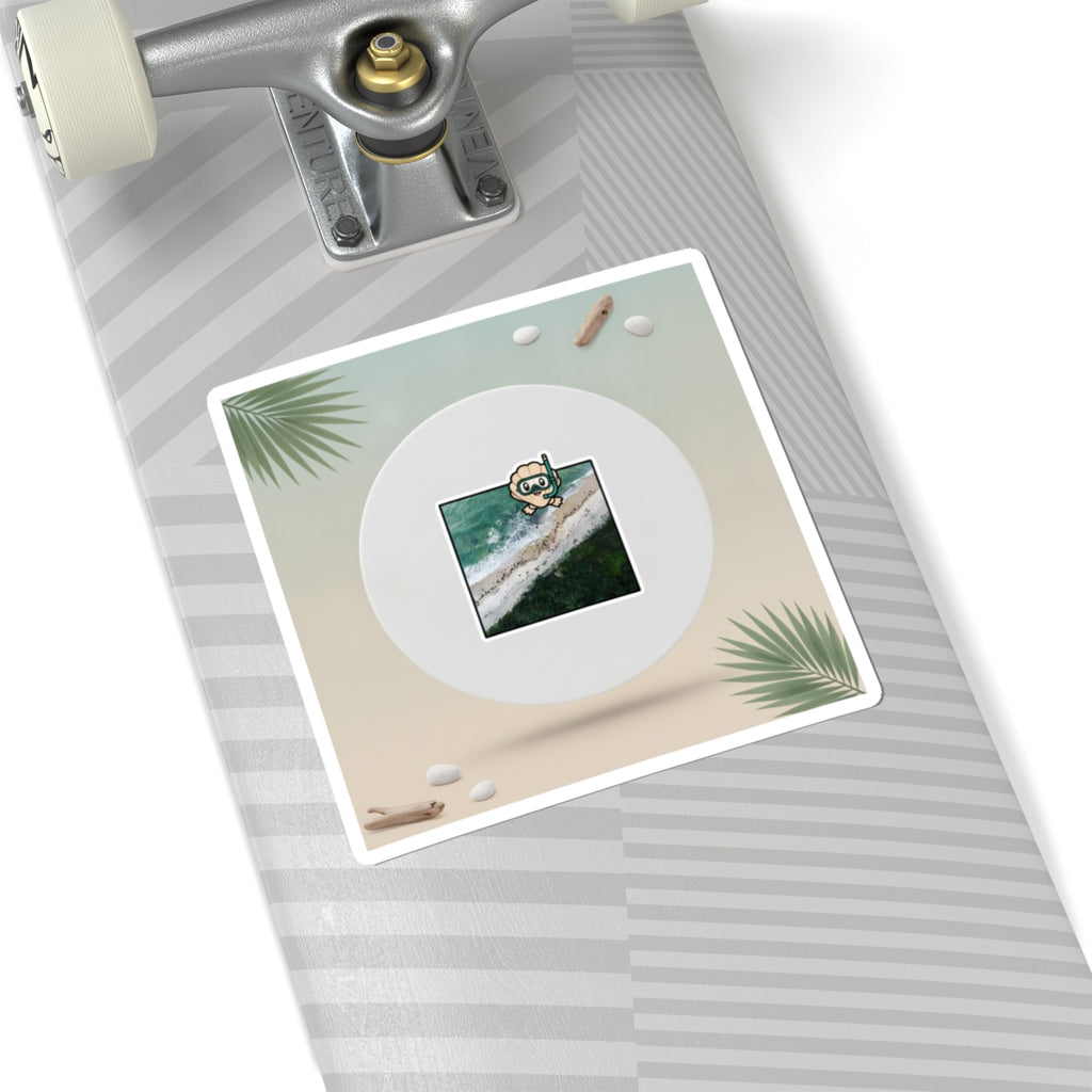 Product Marketing — Beach — Kiss-Cut Sticker