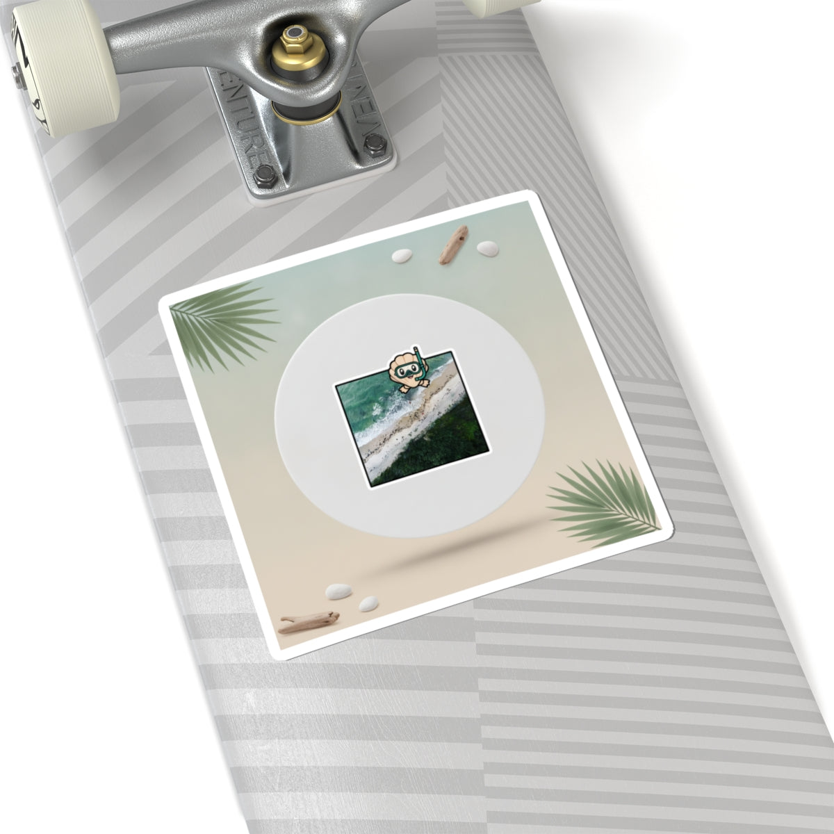 Product Marketing — Beach — Kiss-Cut Sticker