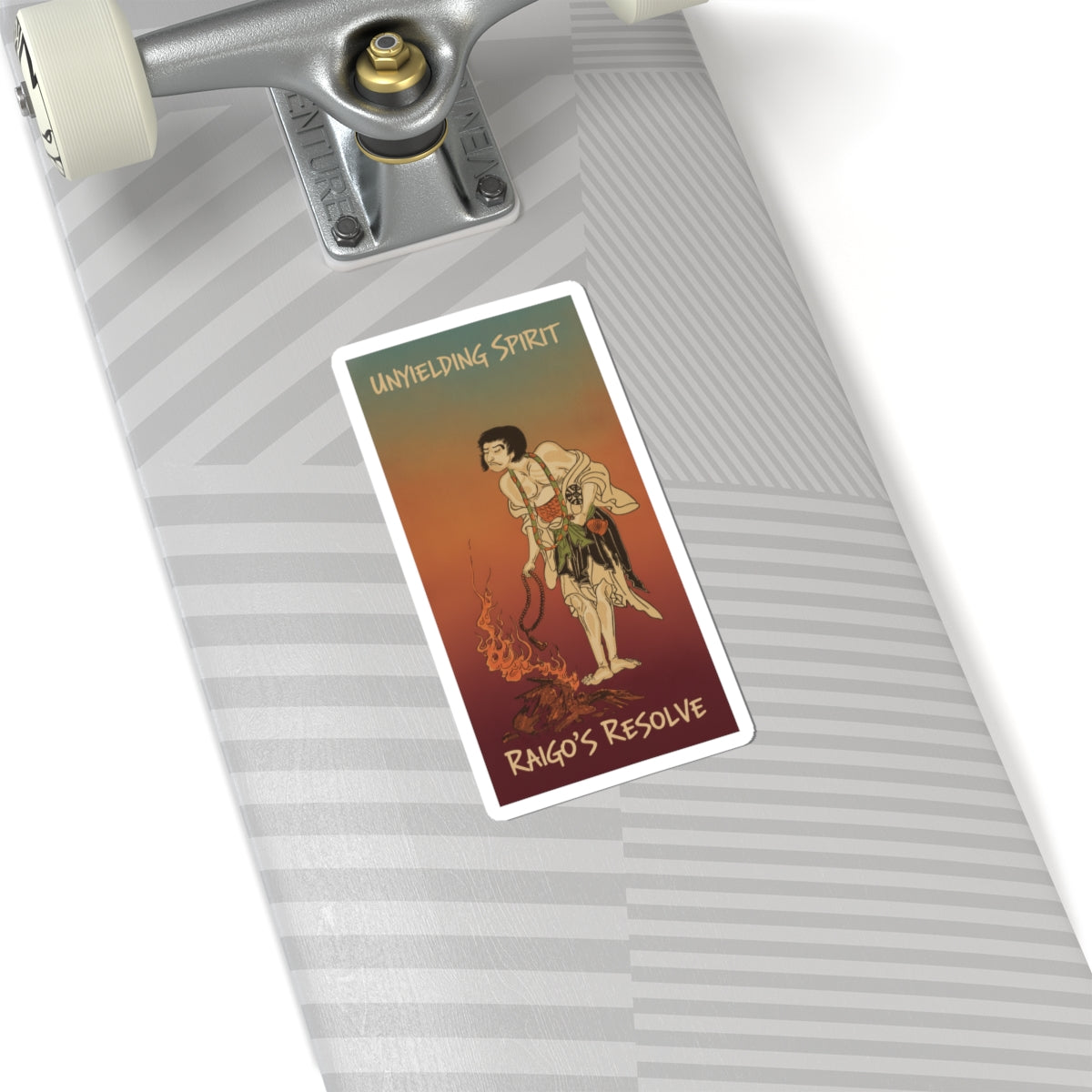 Affirmation — The First Nakamura Nakazo In The Role Of Raigo Ajari, A Buddhist Monk — Kiss-Cut Sticker
