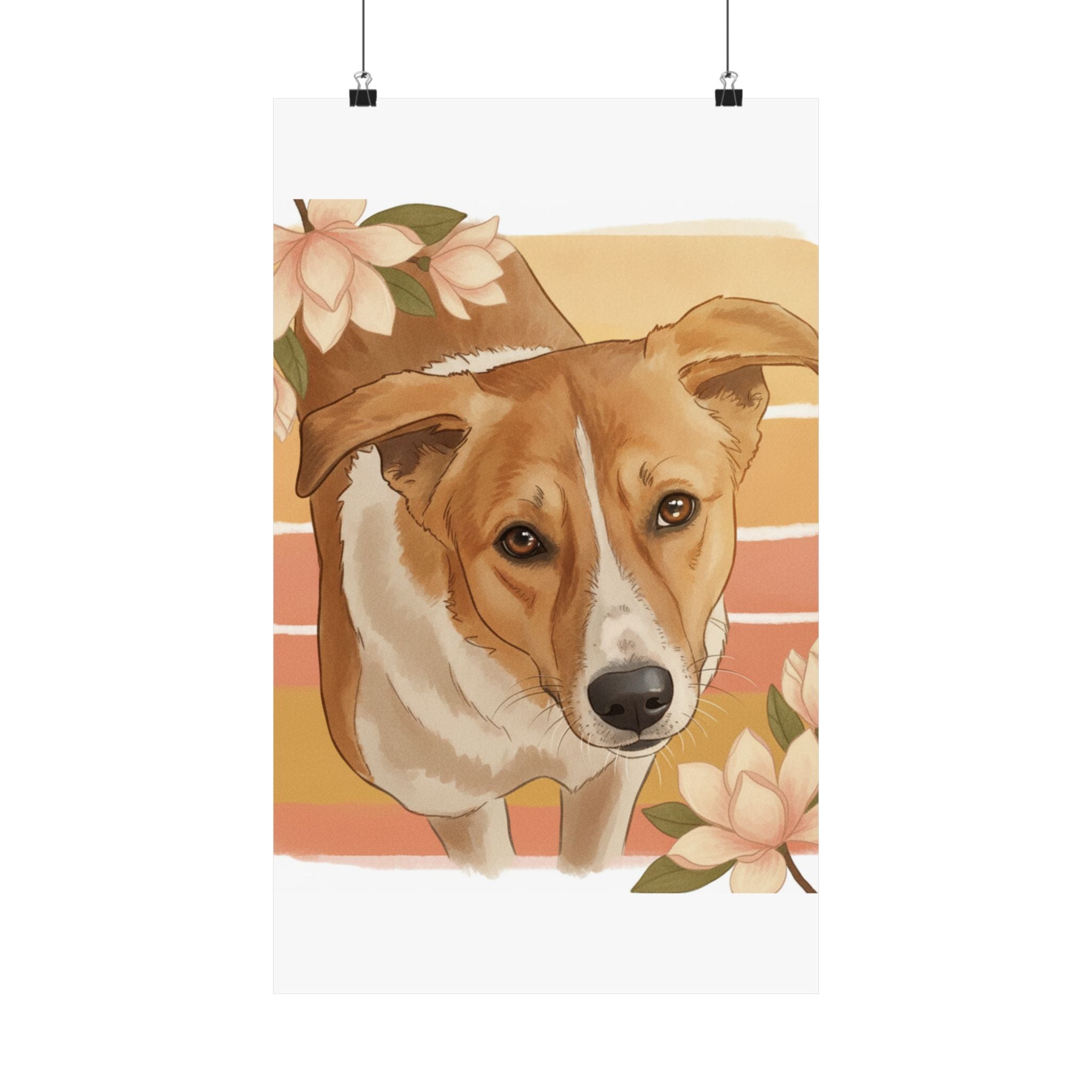 Southern Sunset — Dog — Matte Poster