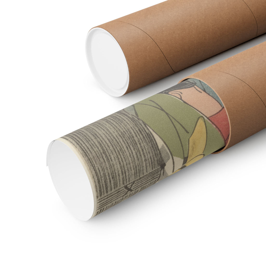 Watercolor — Kabuki Actor Kataoka Nizaemon Vii — Matte Poster