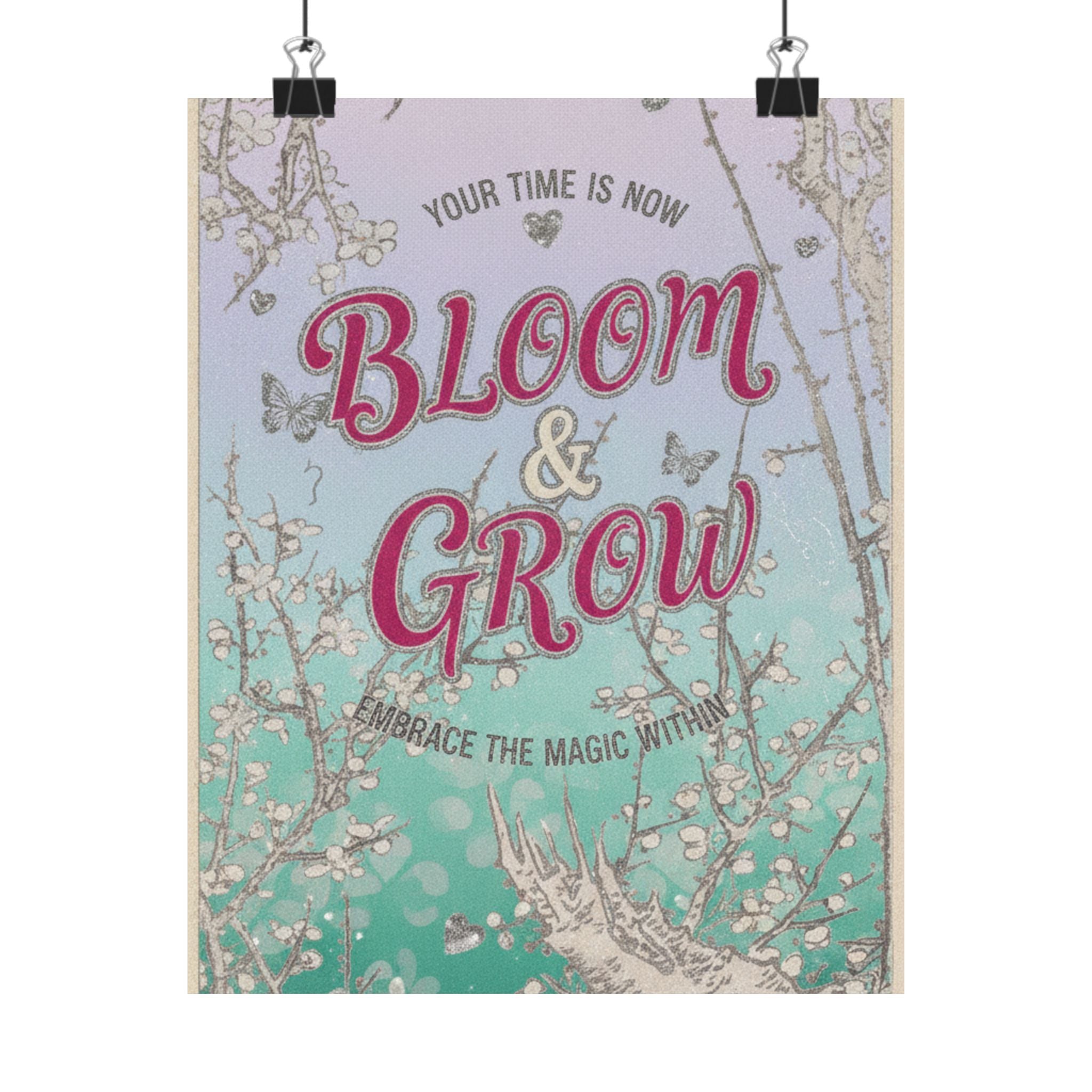 Affirmation — Plum Tree In Blossom — Matte Poster