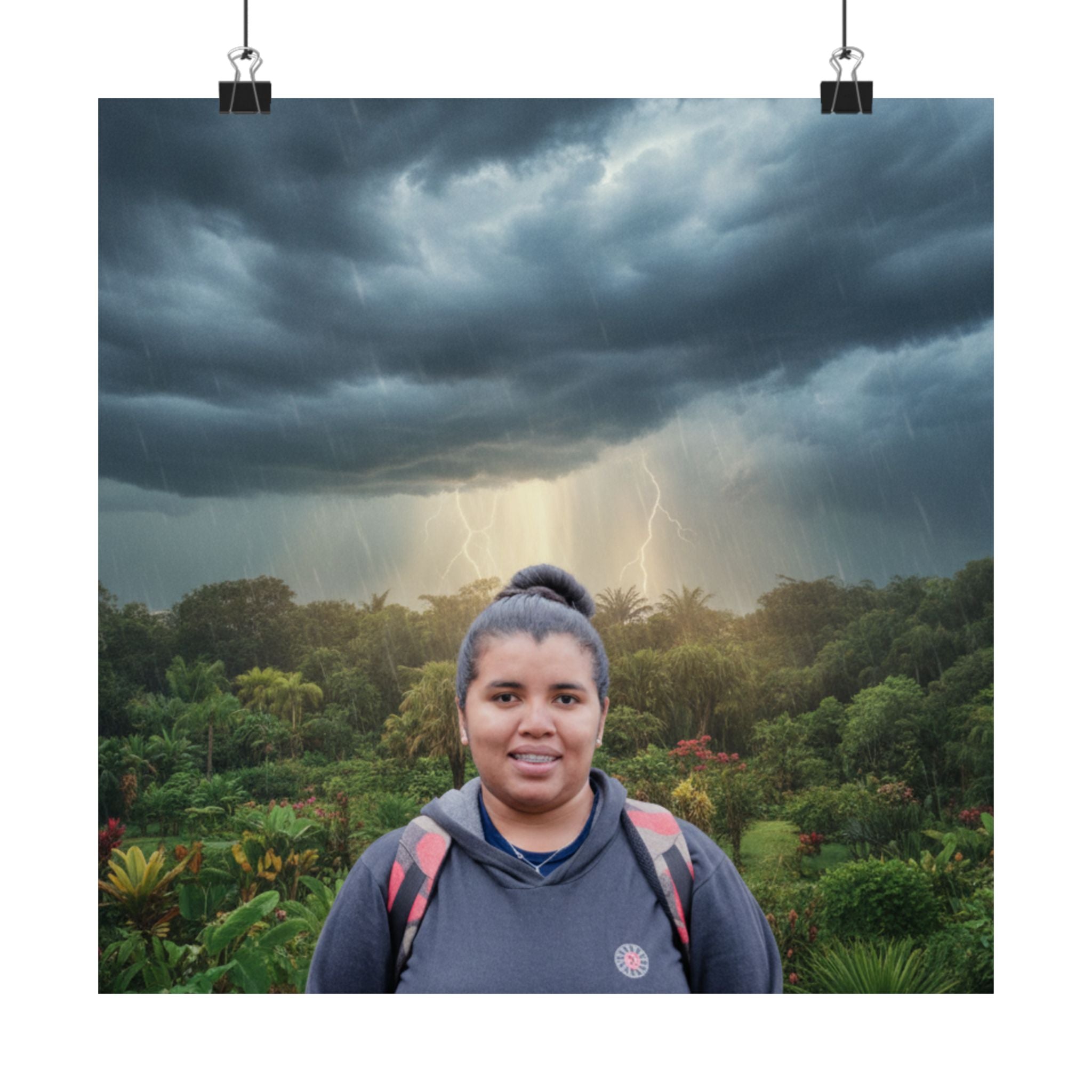 Dramatic Storm art print — product view 9