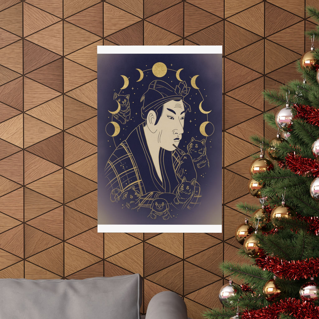 Celestial — The Actor Matsumoto Koshiro As Banzuin Chobei — Matte Poster