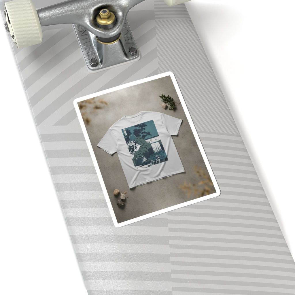 Product Marketing — Fall Of Aoiga Oka, Yedo — Kiss-Cut Sticker