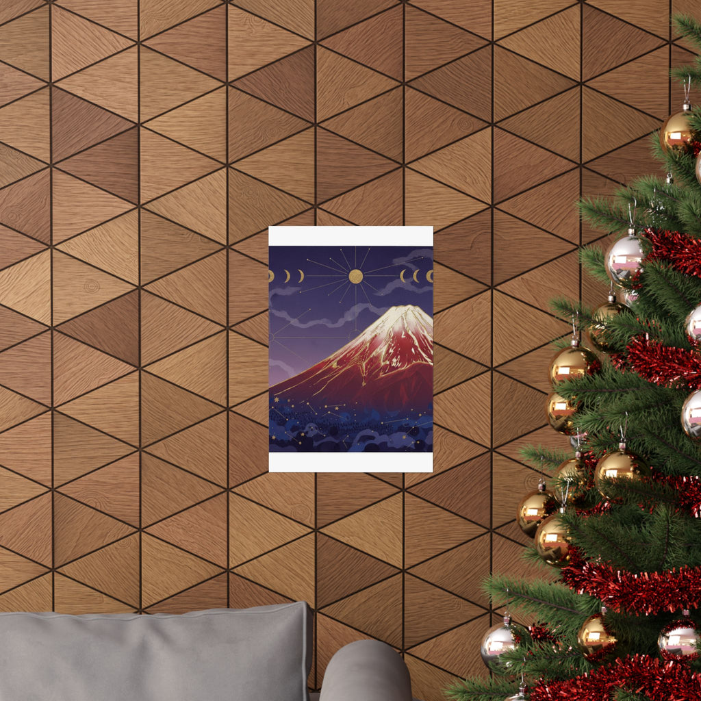 Celestial — South Wind, Clear Sky (Gaifū Kaisei), Also Known As Red Fuji, From The Series Th — Matte Poster
