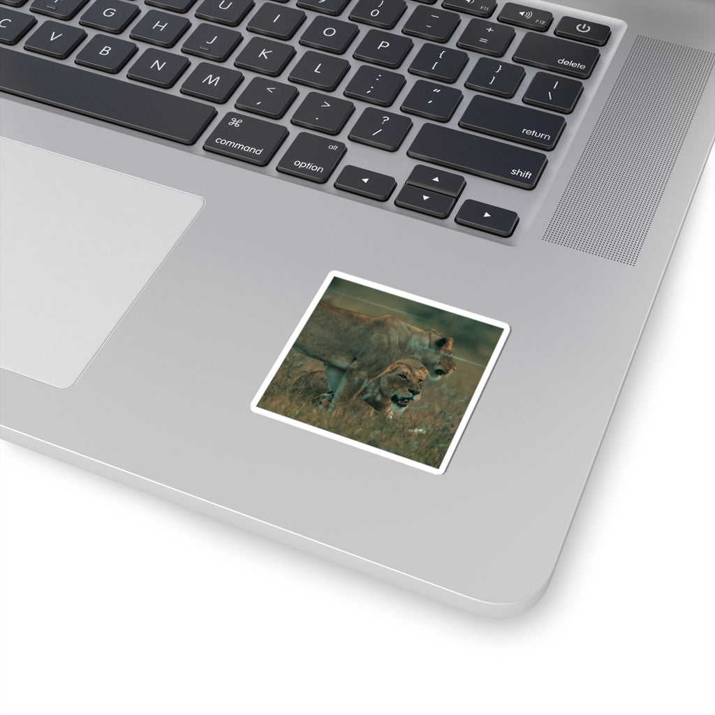 Cinematic — Lions — Kiss-Cut Sticker