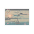 Cinematic — Geese Flying Down To Katada — Kiss-Cut Sticker