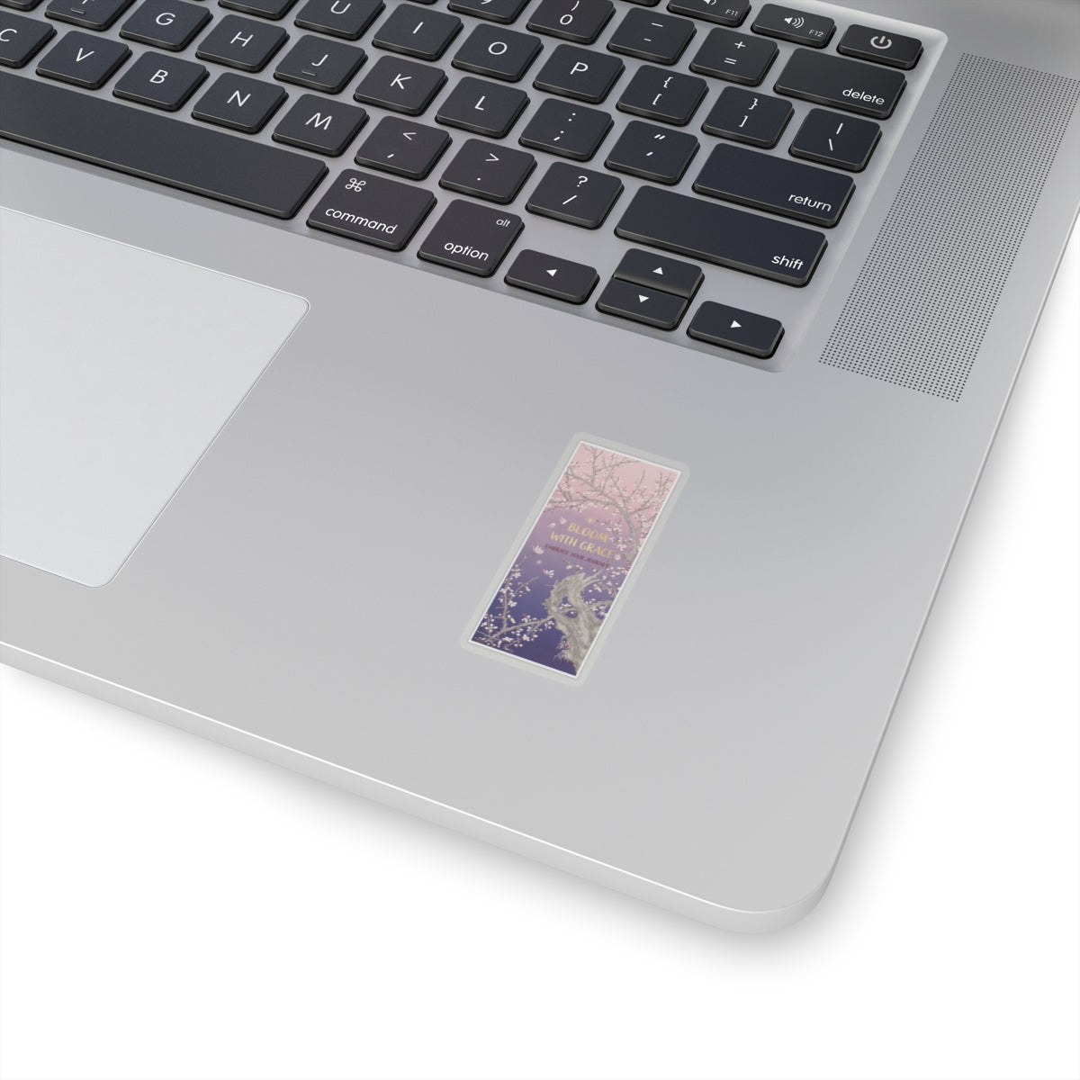Affirmation — Plum Tree In Blossom — Kiss-Cut Sticker