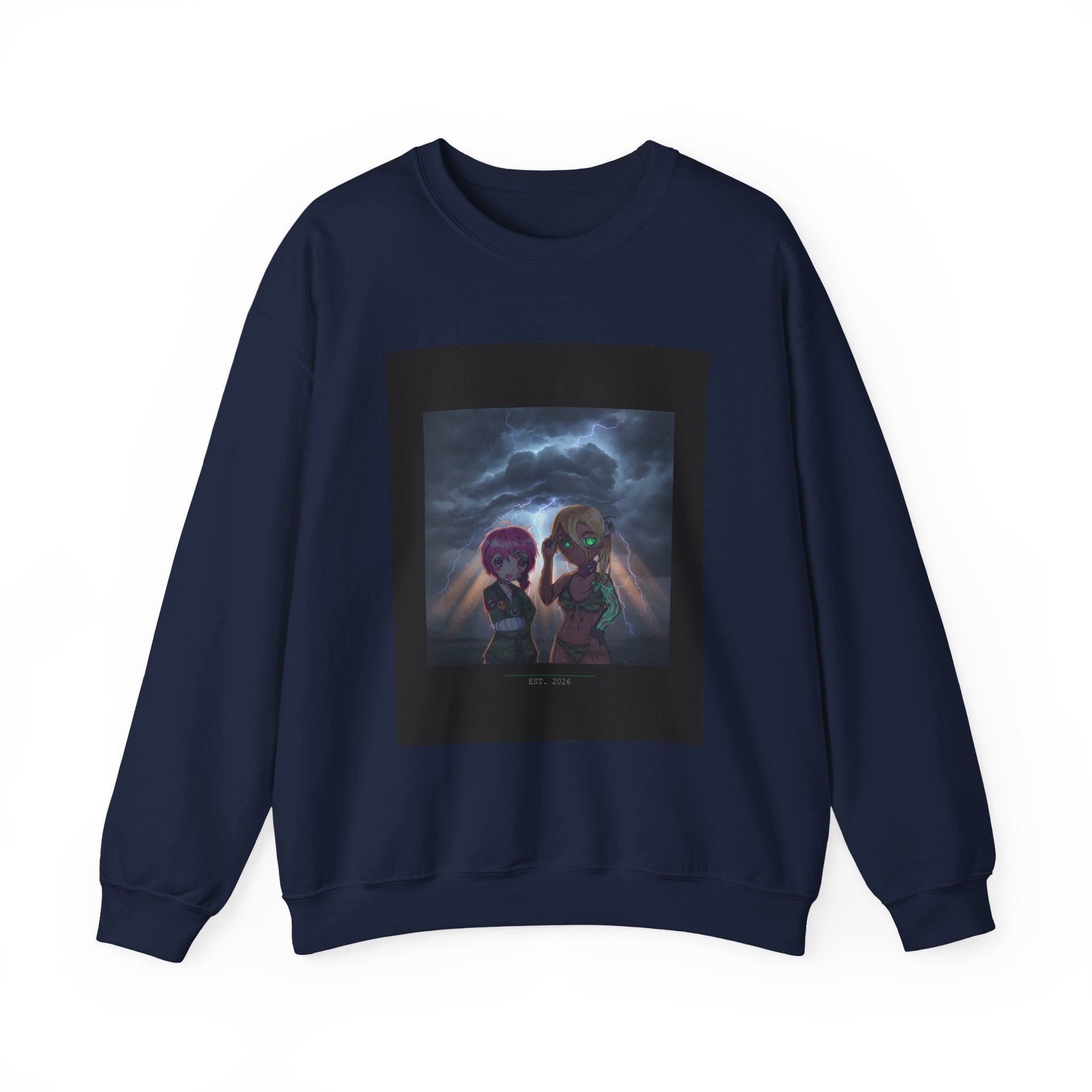 CITY NEVER SLEEPS crewneck sweatshirt — product view 5