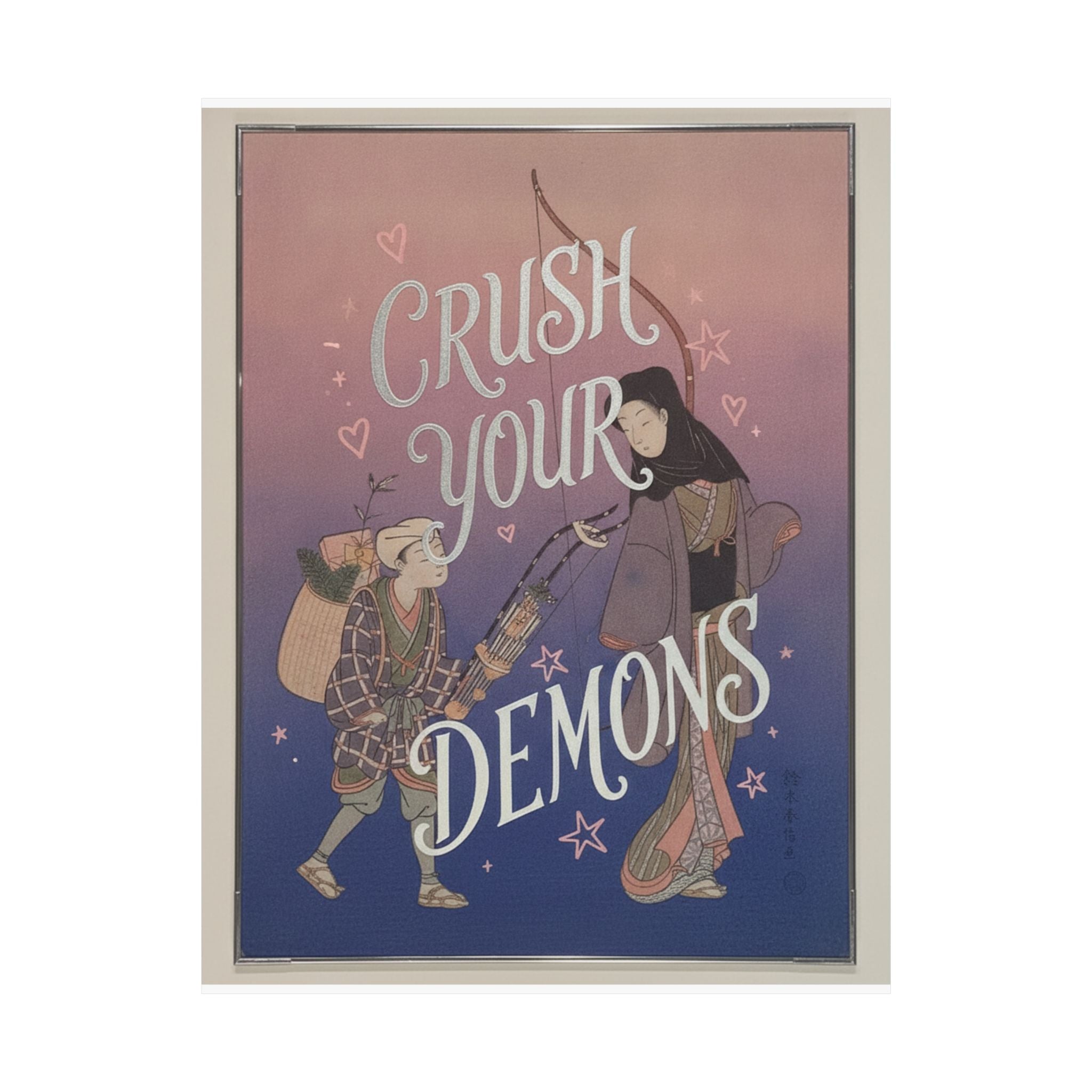 Affirmation — Demon-Crushing Bow — Matte Poster