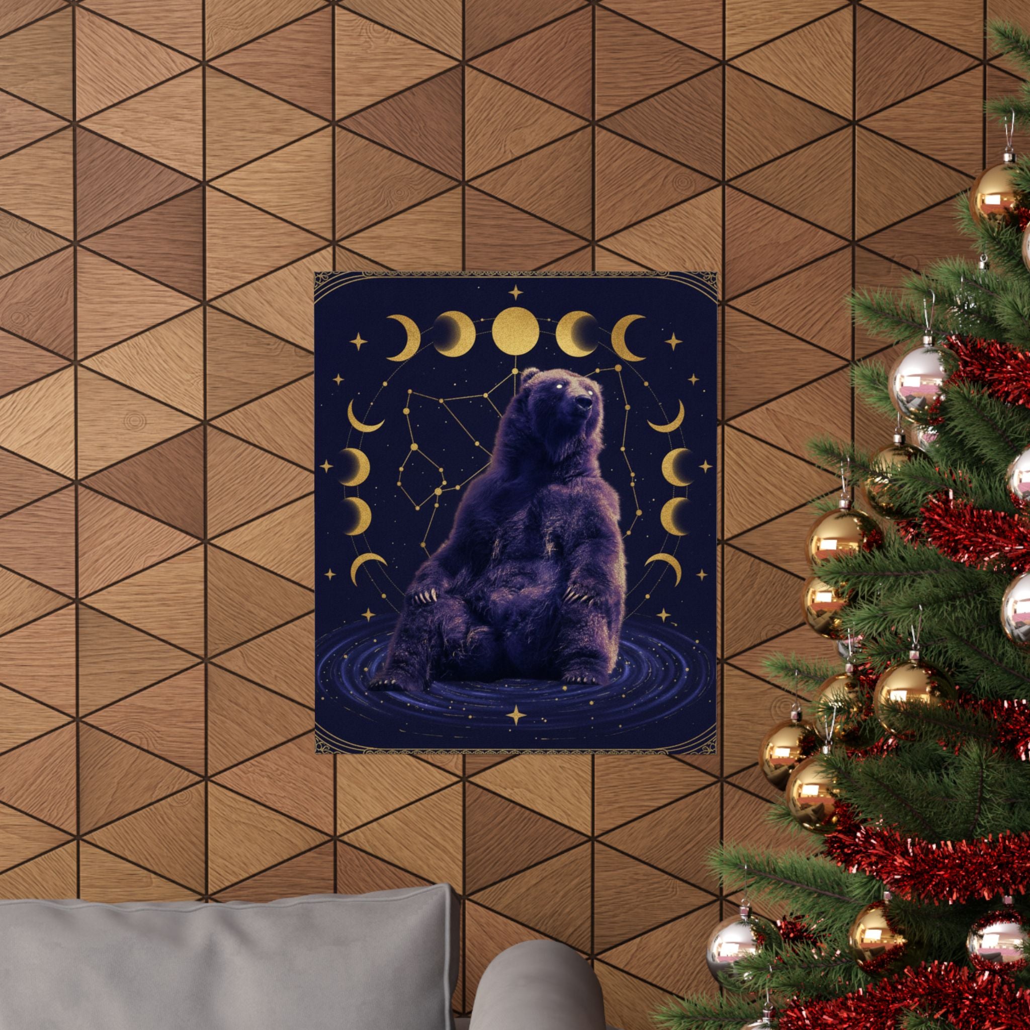 Celestial — Bear — Matte Poster