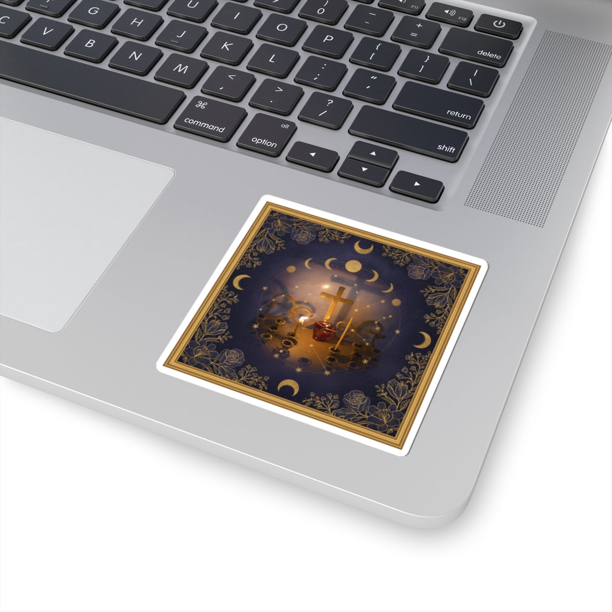 Celestial — Candle — Kiss-Cut Sticker