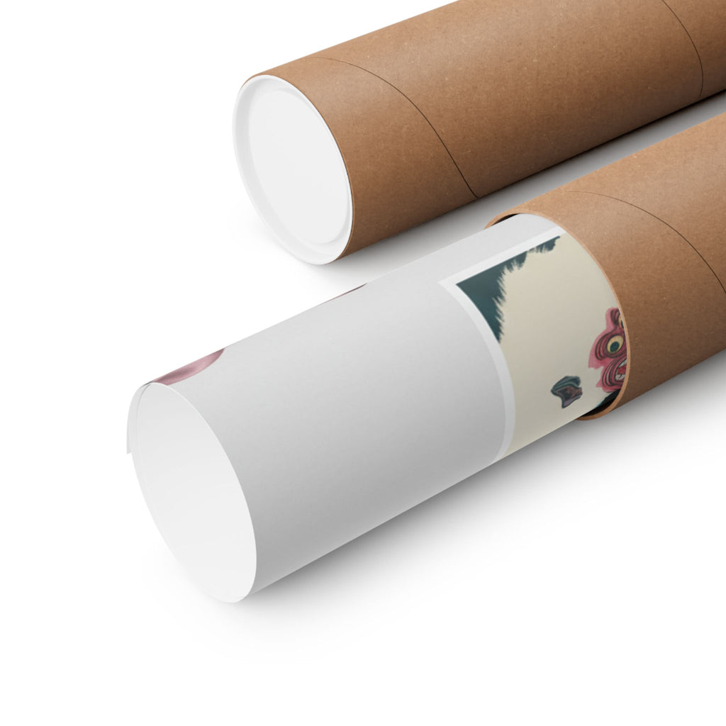 Product Marketing — The Warrior Slaying The Giant White Hihi — Matte Poster