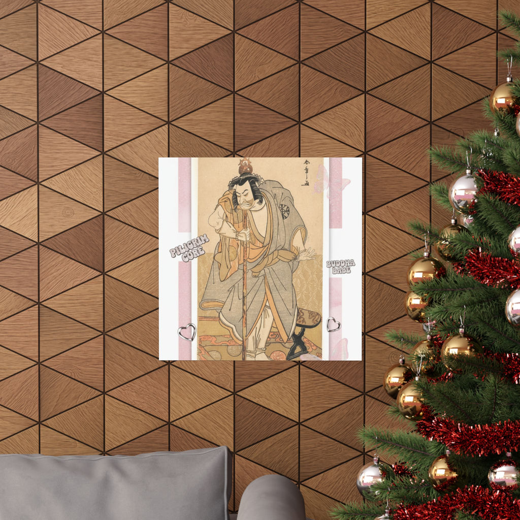 Ecommerce Main — The Actor Nakamura Nakazo As A Rokuju-Rokubu (Pilgrim To Buddhist Temple) — Matte Poster