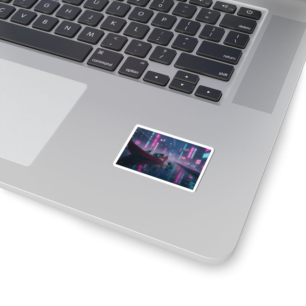Neon Noir — Seishu Awabi-Tori No Zu — Kiss-Cut Sticker