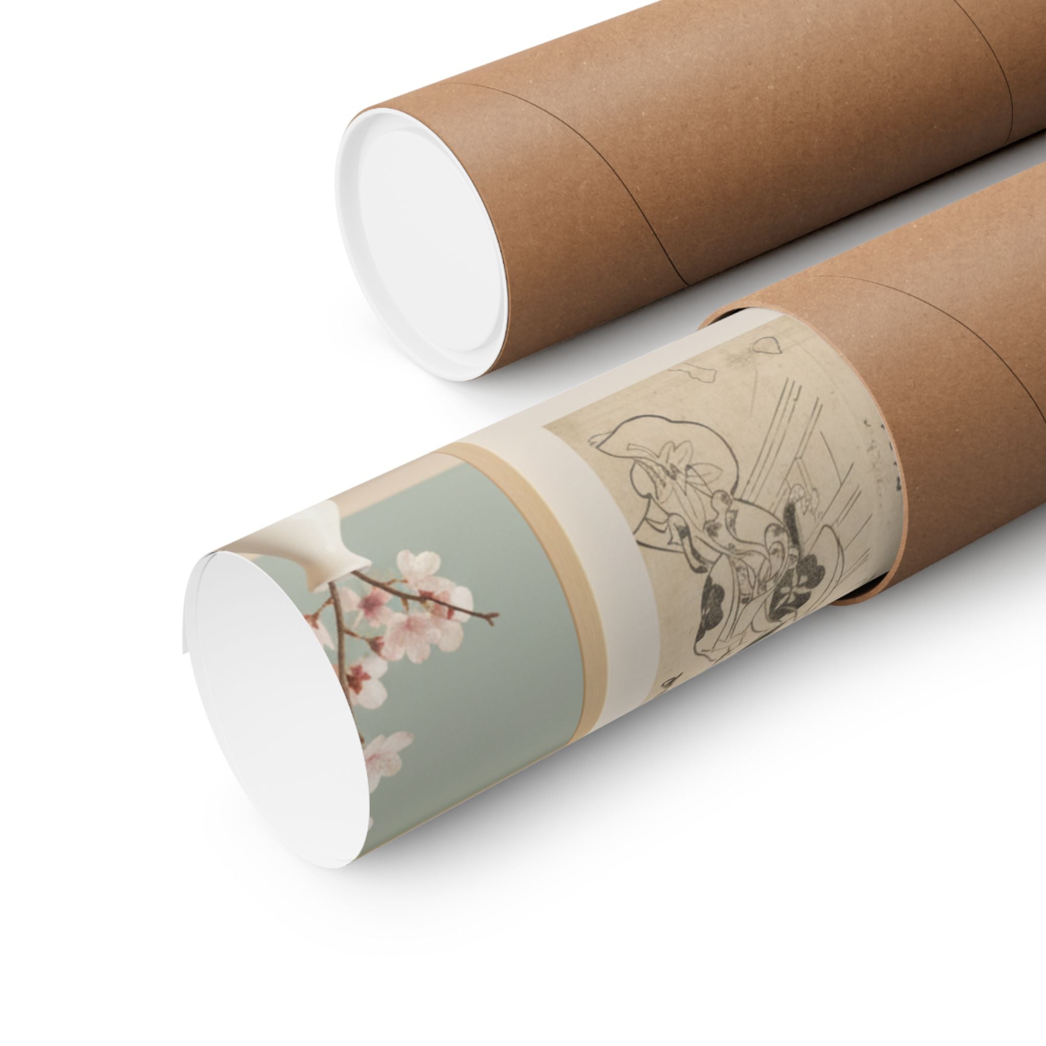 Product Marketing — The Courtesan Takao Leaving Against A Window — Matte Poster
