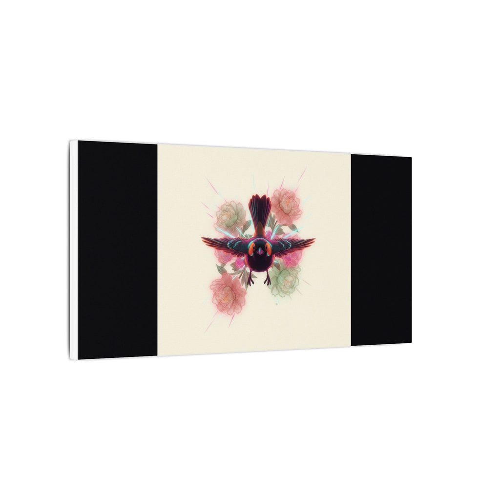 BRED IN THE CITY Flying Bird & Roses Matte Canvas