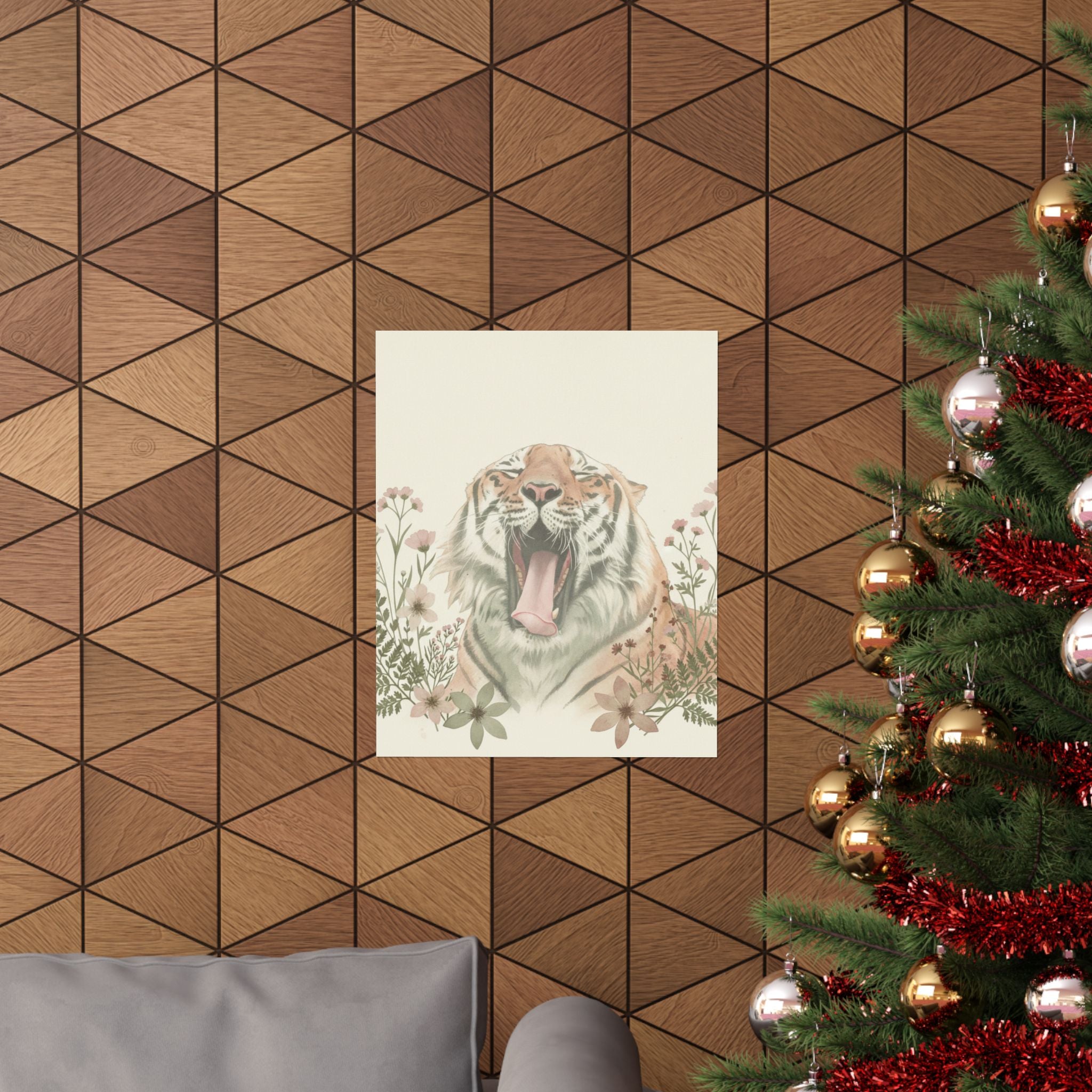 Botanical — Tiger — Matte Poster