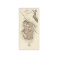 Botanical — Onoe Matsusuke In The Role Of Asahina In "Edo No Haru Meisho Soga" — Kiss-Cut Sticker