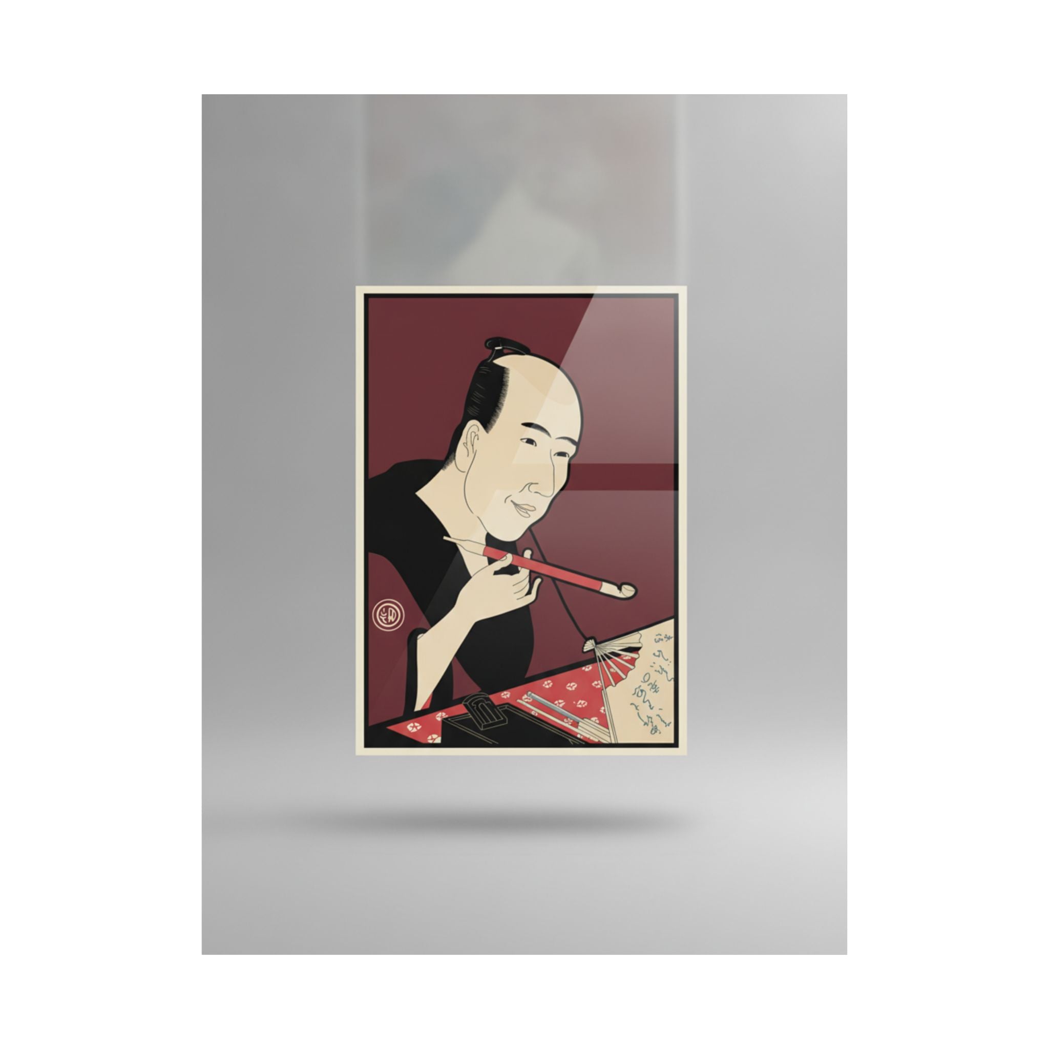 Product Marketing — The Writer Santō Kyōden (A.K.A. Kitao Masanobu) — Matte Poster
