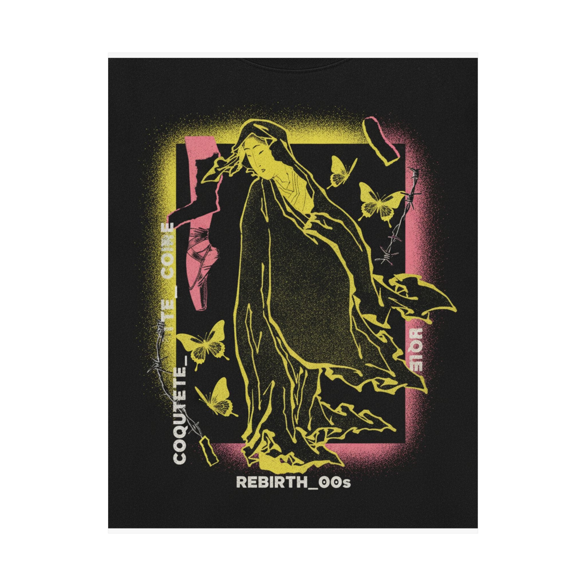 Streetwear Collage — Onna No Daruma — Matte Poster