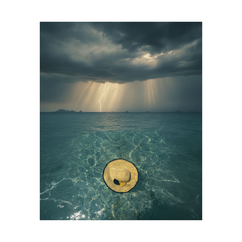 Dramatic Storm — Hat — Matte Poster