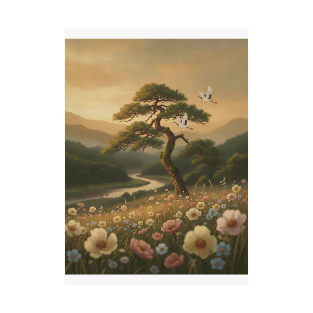 Scenic Nature — Picture Book Of Amusements Of The Eastern Capital (Ehon Azuma Asobi) — Matte Poster