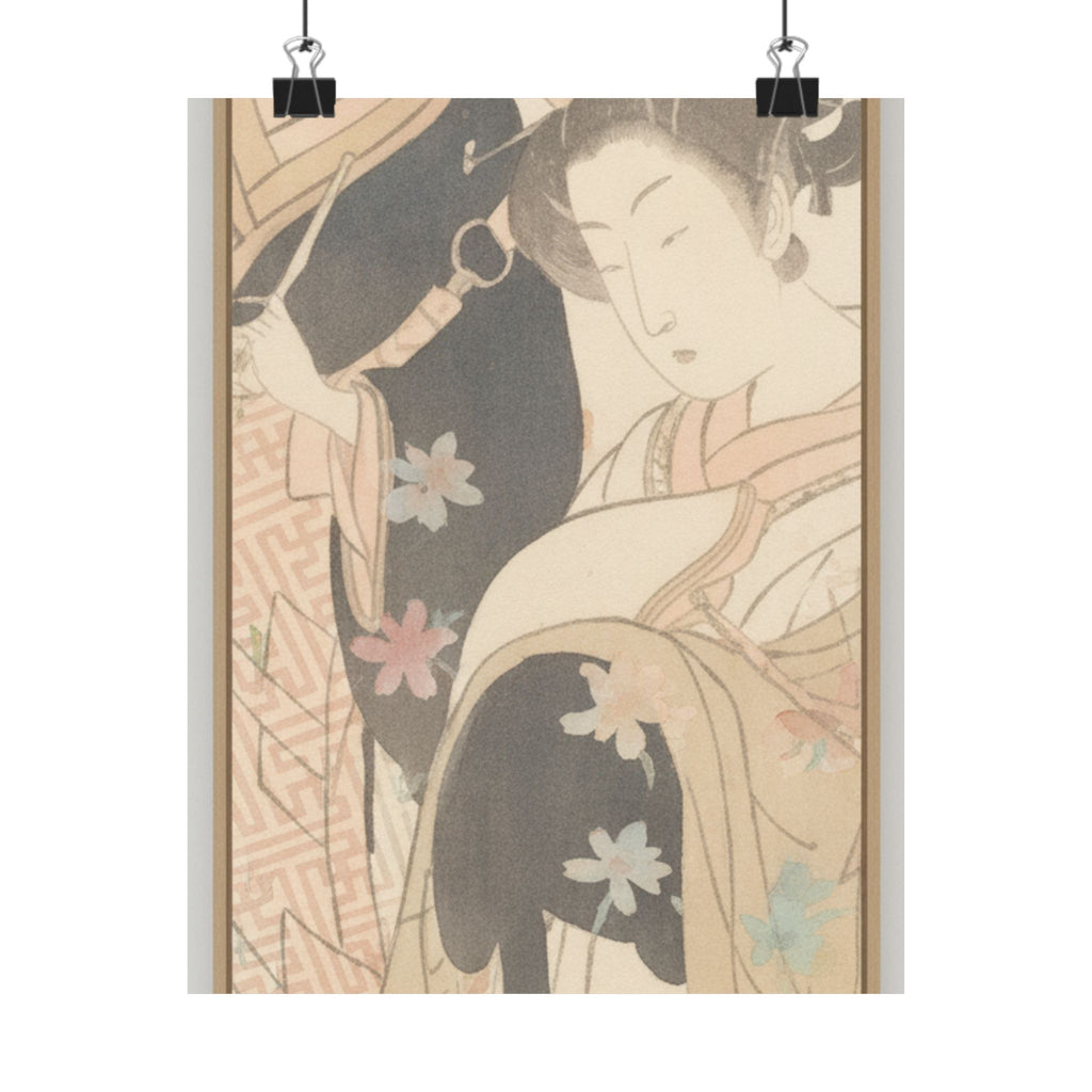 Watercolor — Lovers — Matte Poster