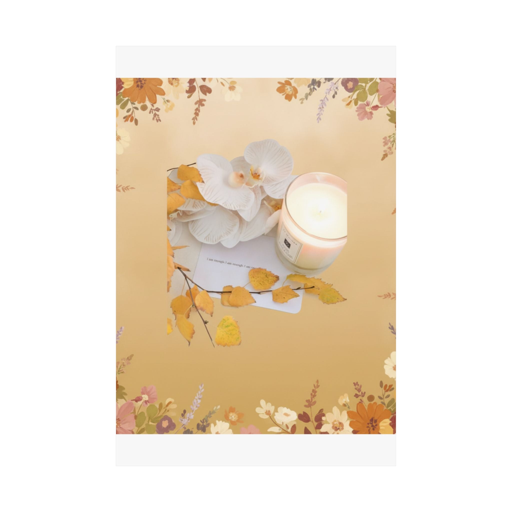 Affirmation — Candle — Matte Poster