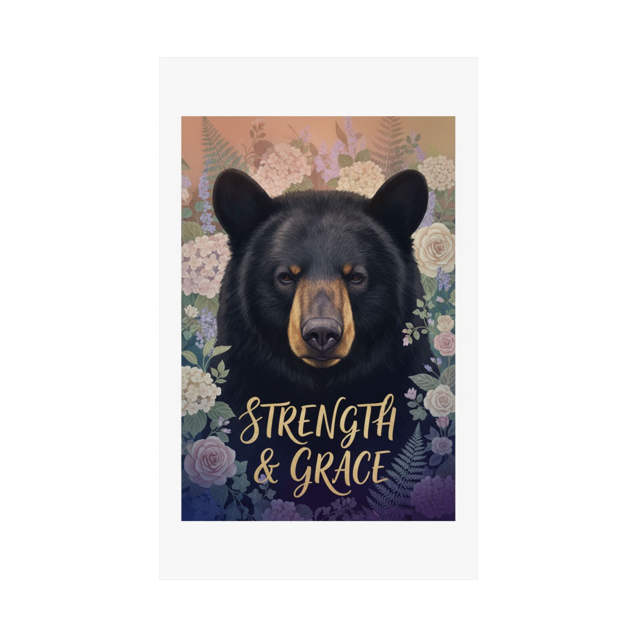 Affirmation — Bear — Matte Poster