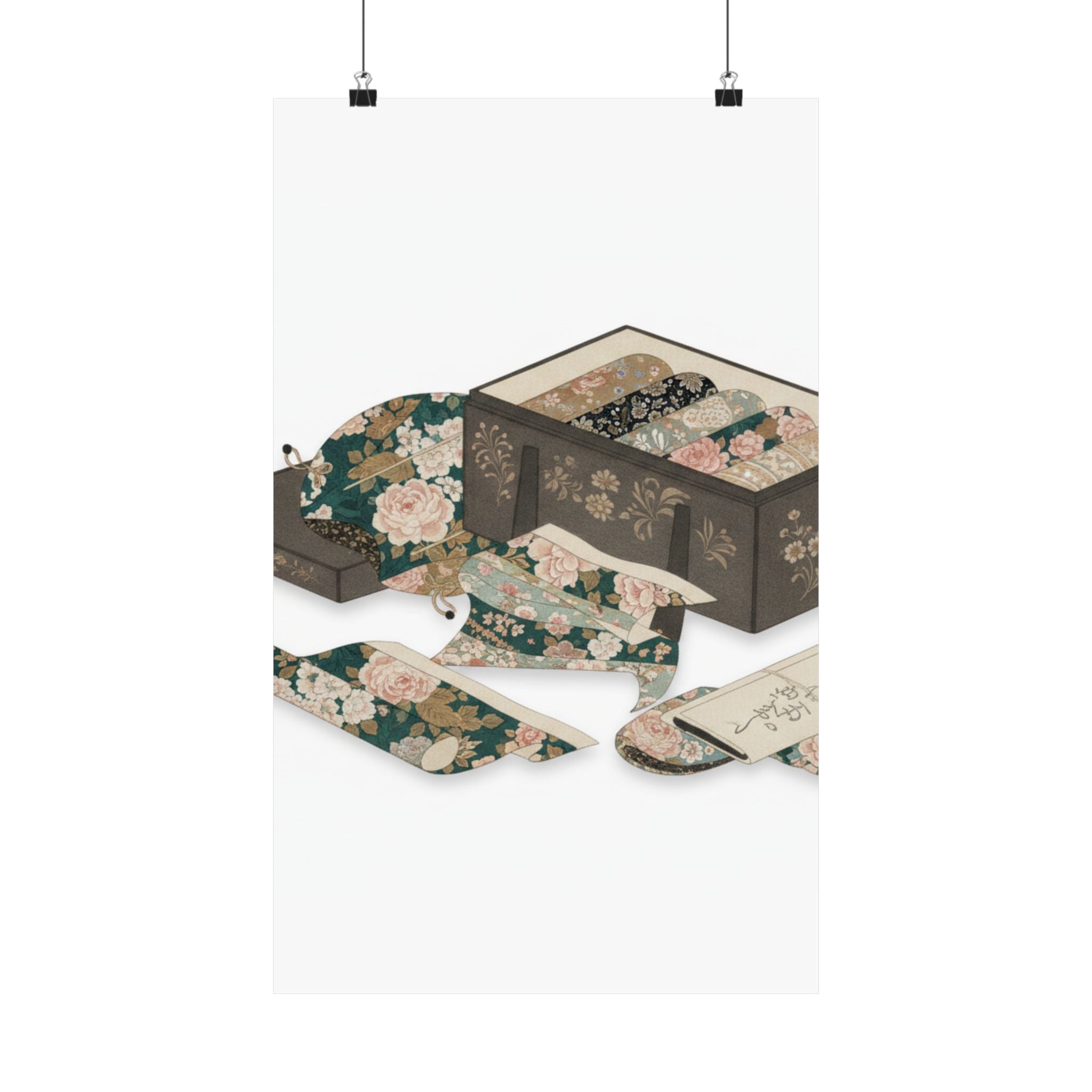 Ecommerce Main — Box With Draperies — Matte Poster
