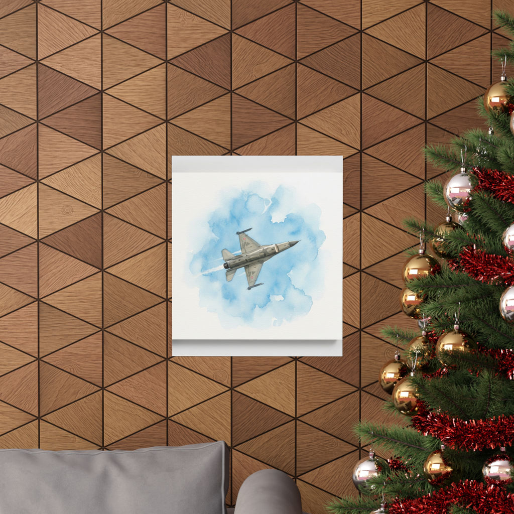 Watercolor — Aircraft — Matte Poster