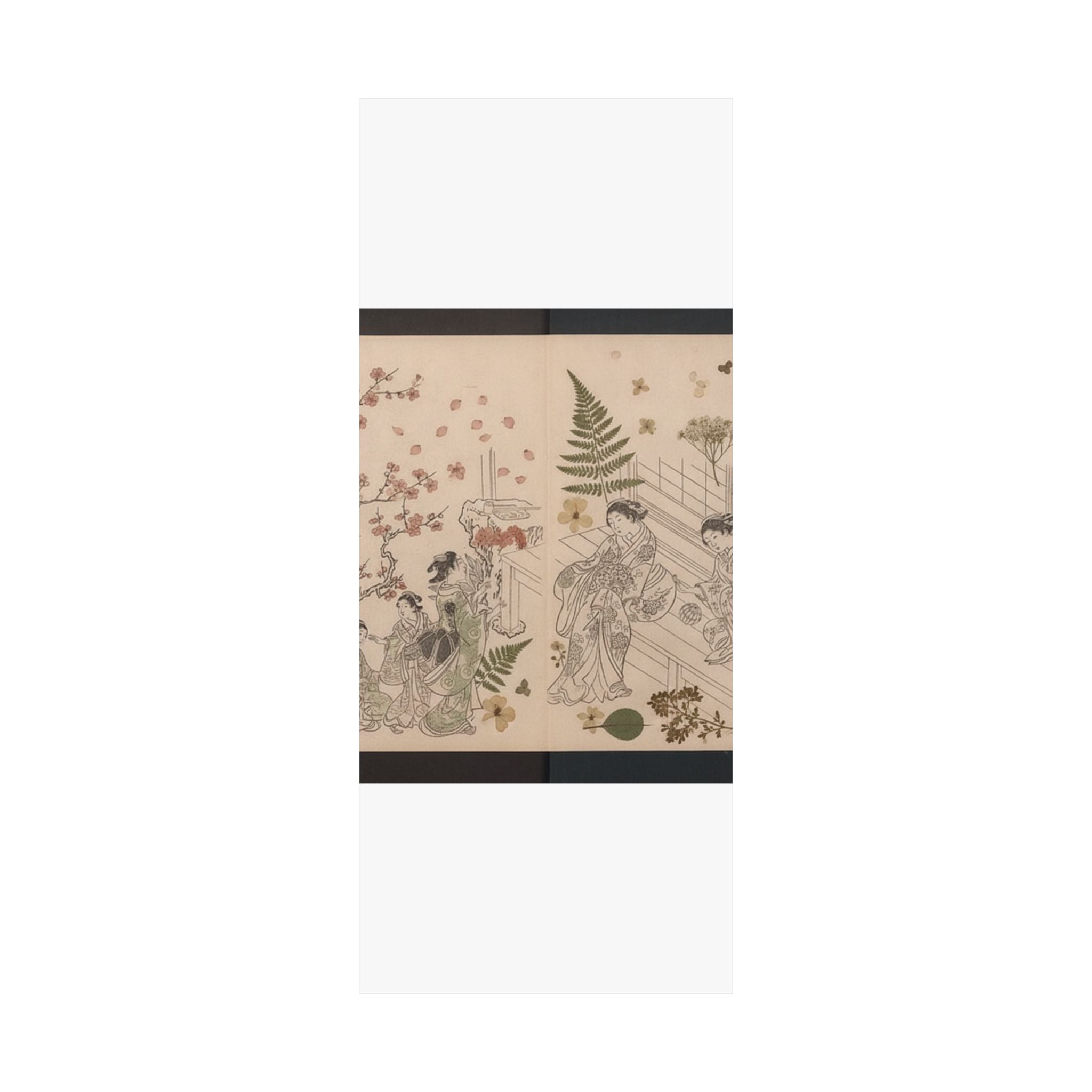 Botanical — True Reflections On The Life And Manners Of A Woman (Ehon Masukagami) 絵本十寸鏡 — Matte Poster