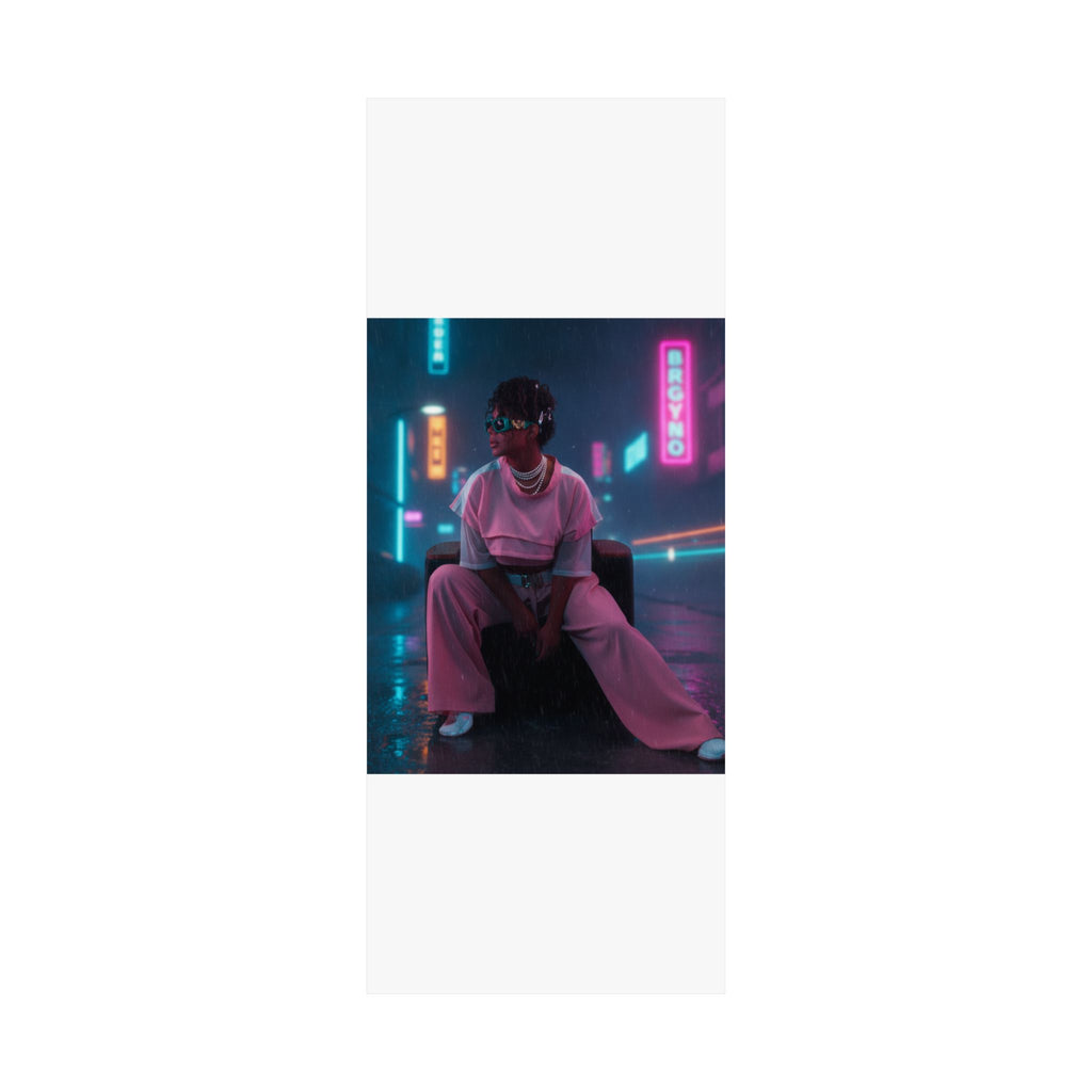 Neon Noir — Person — Matte Poster